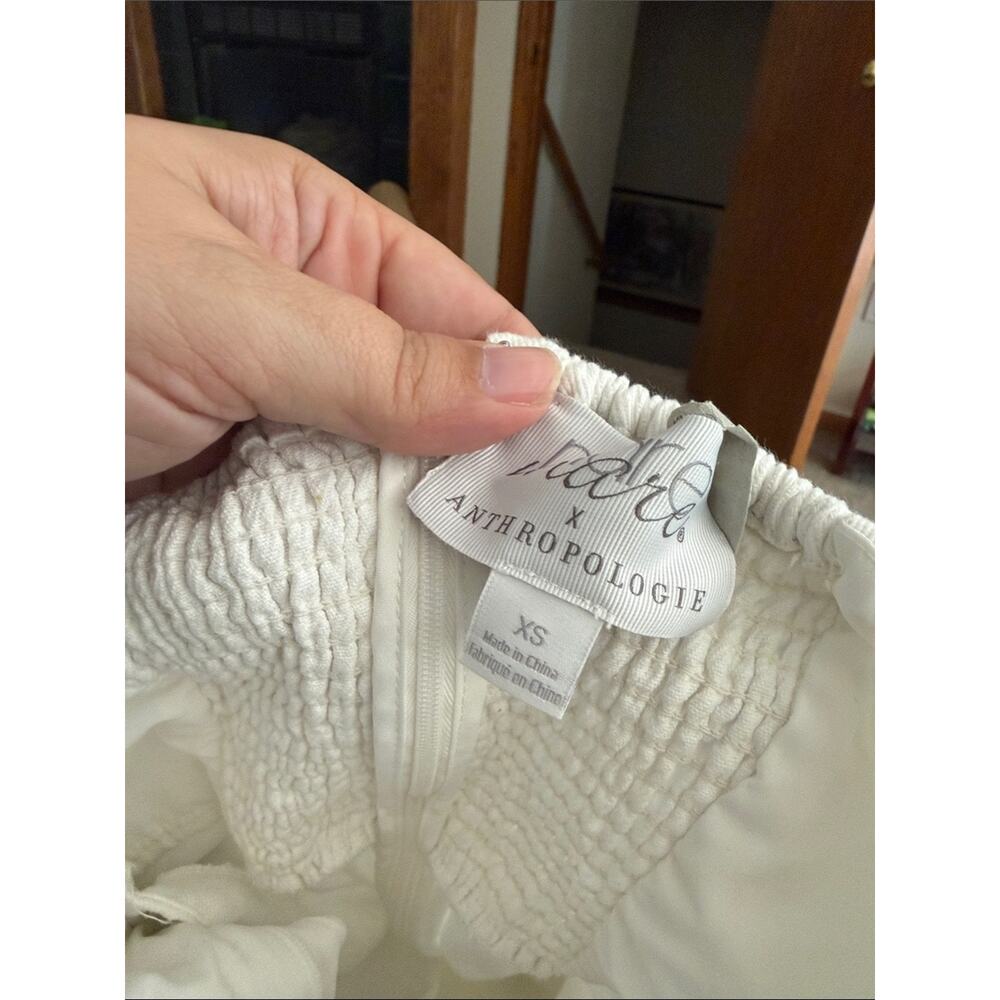 MARE MARE X Anthropologie Halter Cutout Mini bridal shower bachelorette Dress XS - Picture 2 of 9